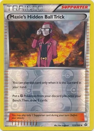 Primal Clash Maxie's Hidden Ball Trick #133/160 reverse holo